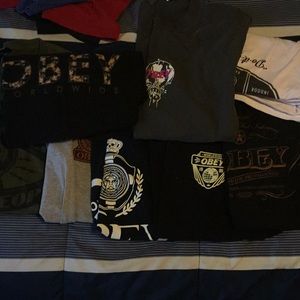 EIGHT Obey Skate Shirts Large